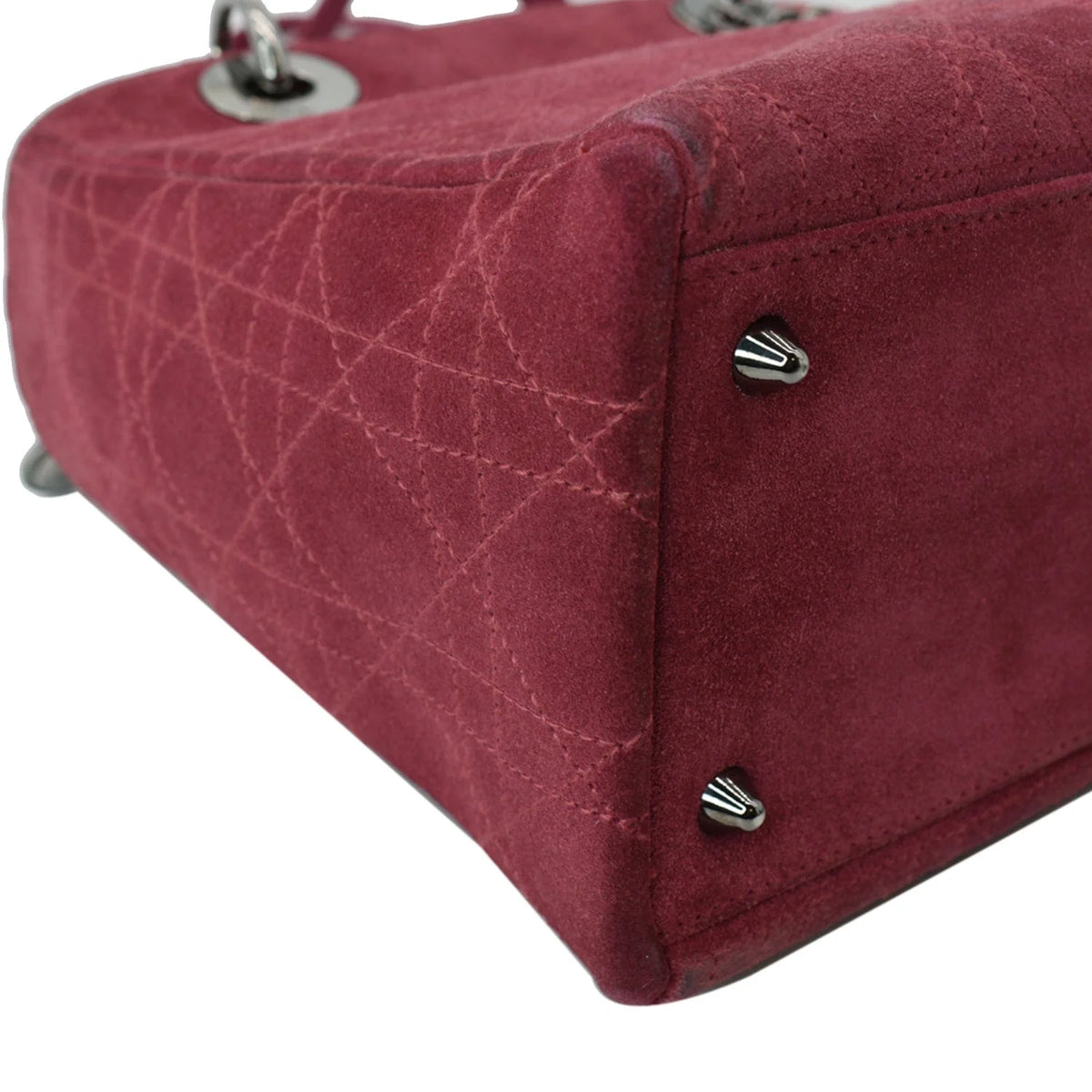 Pre-owned Pink Suede Tote Bag M85910