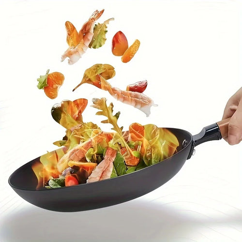10.23 Inch Uncoated Cast Iron Skillet with Glass Lid O4174