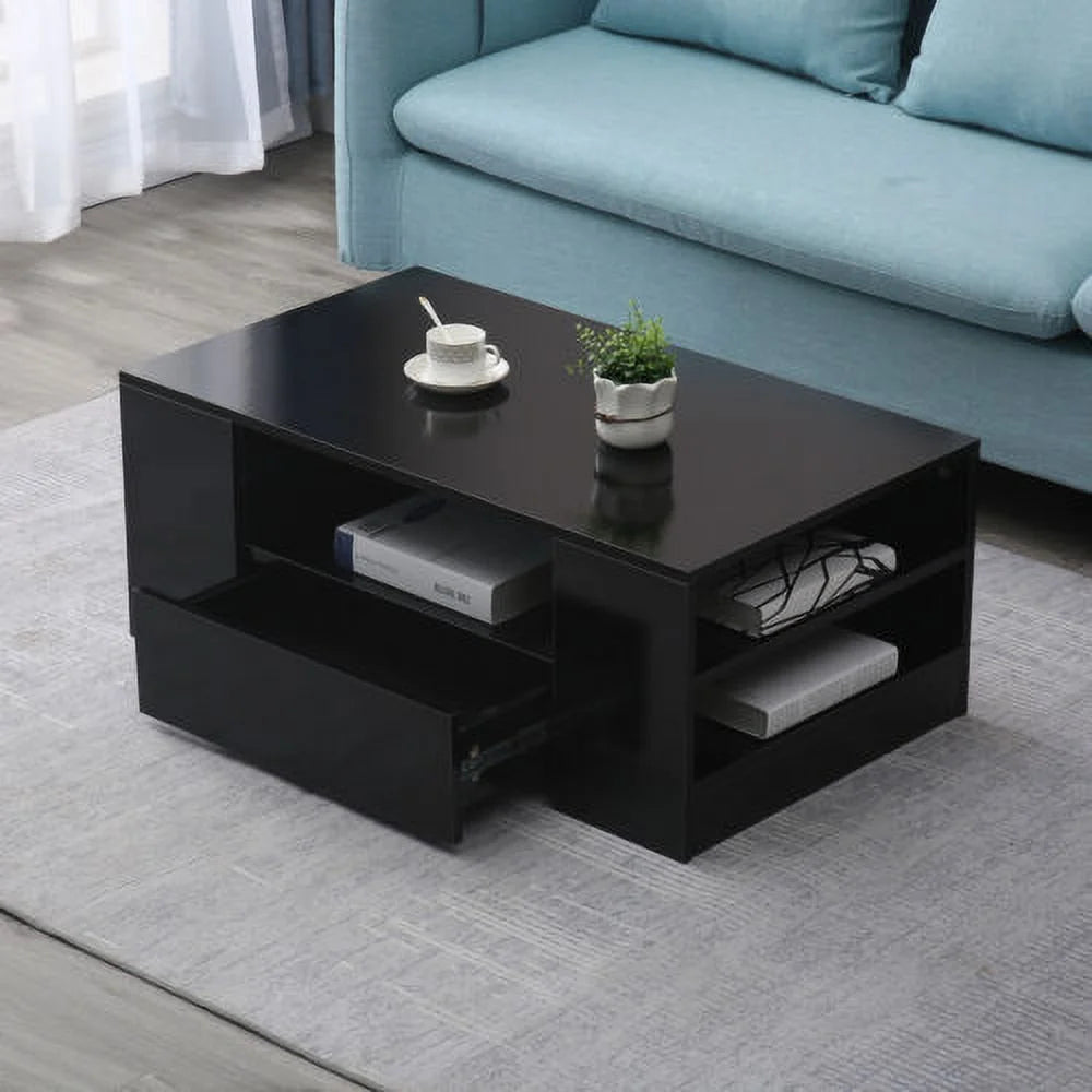 Black High Gloss Coffee Table U6251