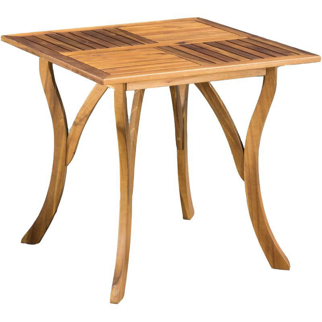 31.5" Square Wooden Patio Dining Table L764
