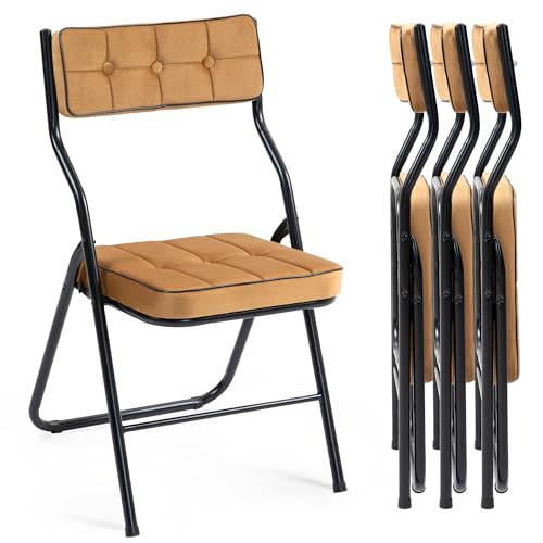 Padded Folding Chairs 4 Pack V9773