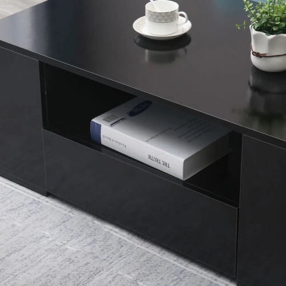Black High Gloss Coffee Table U6251