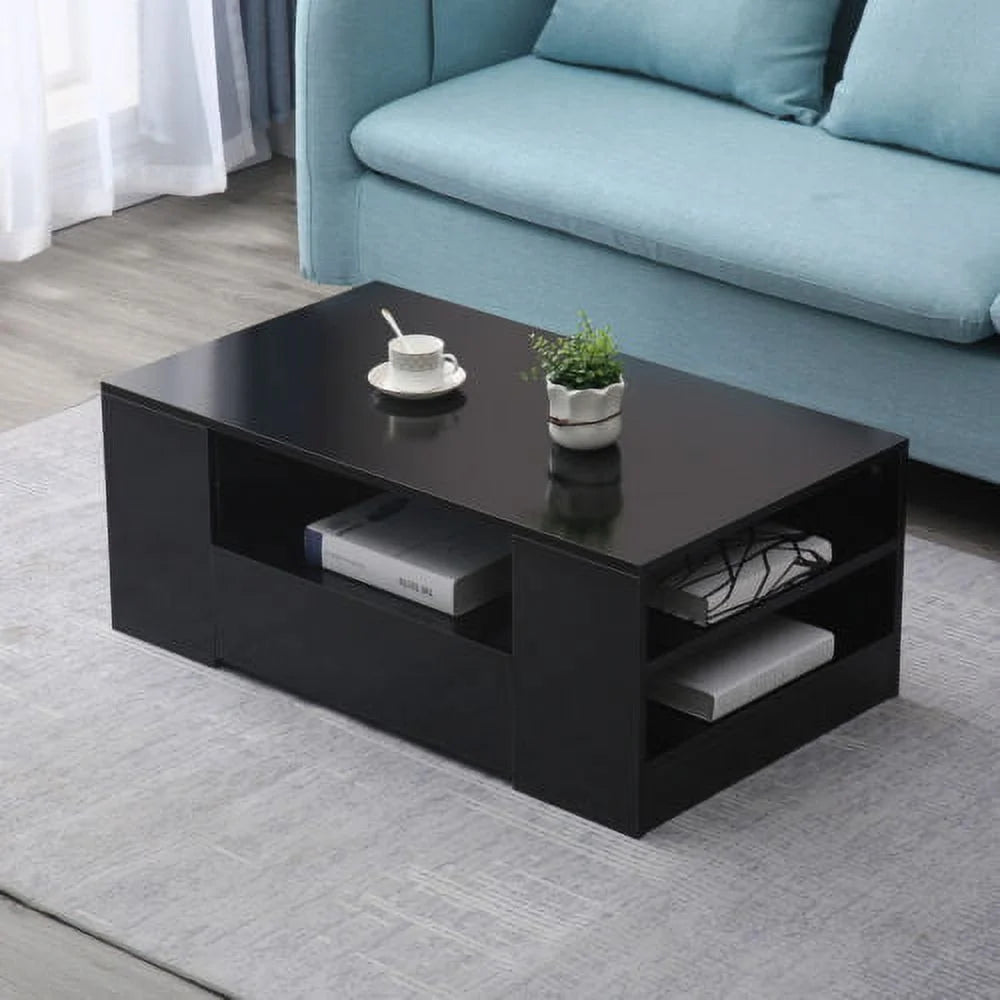 Black High Gloss Coffee Table U6251
